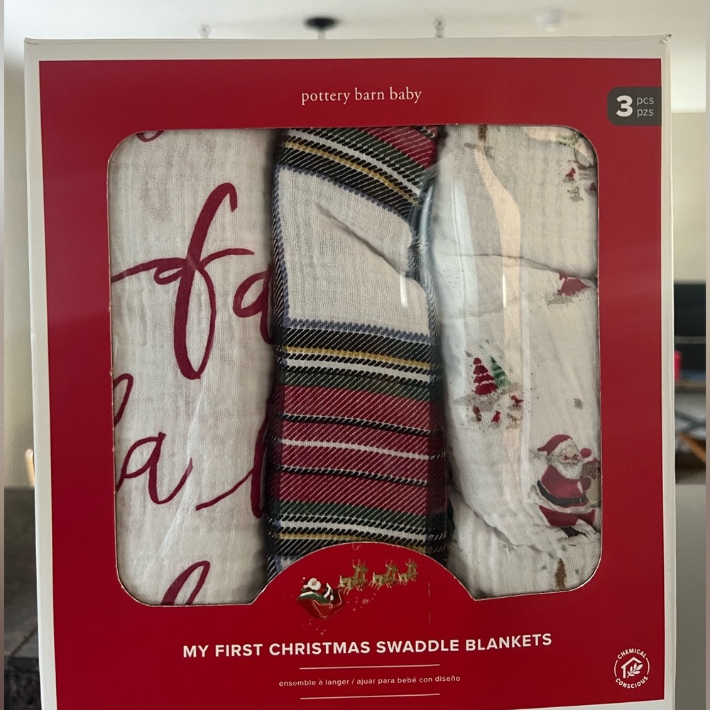 3 Pottery Barn Christmas Swaddles